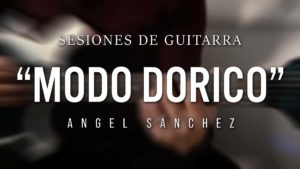 Dorian Mode being played in as a sample guitar services at Sanchez Guitar